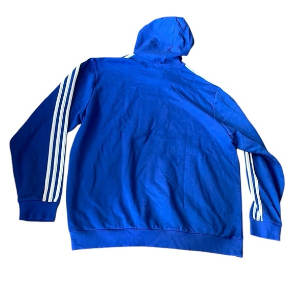 Adidas - Men's 3-Stripes Fleece Hoodie - Picture 3 of 4